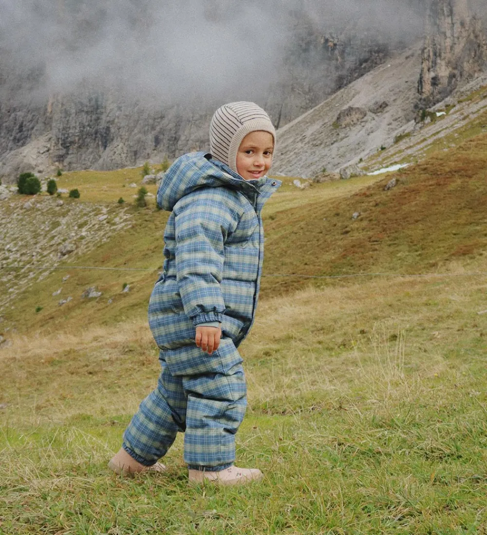 Konges Sløjd Elefanthuer*Elefanthue - Uld - 1-lags - Louli - Stripe Bluie