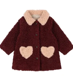 Konges Sløjd Fleece*Fleecefrakke - Teddy - Calin - Cabernet