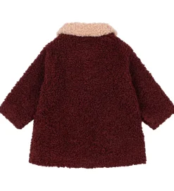 Konges Sløjd Fleece*Fleecefrakke - Teddy - Calin - Cabernet