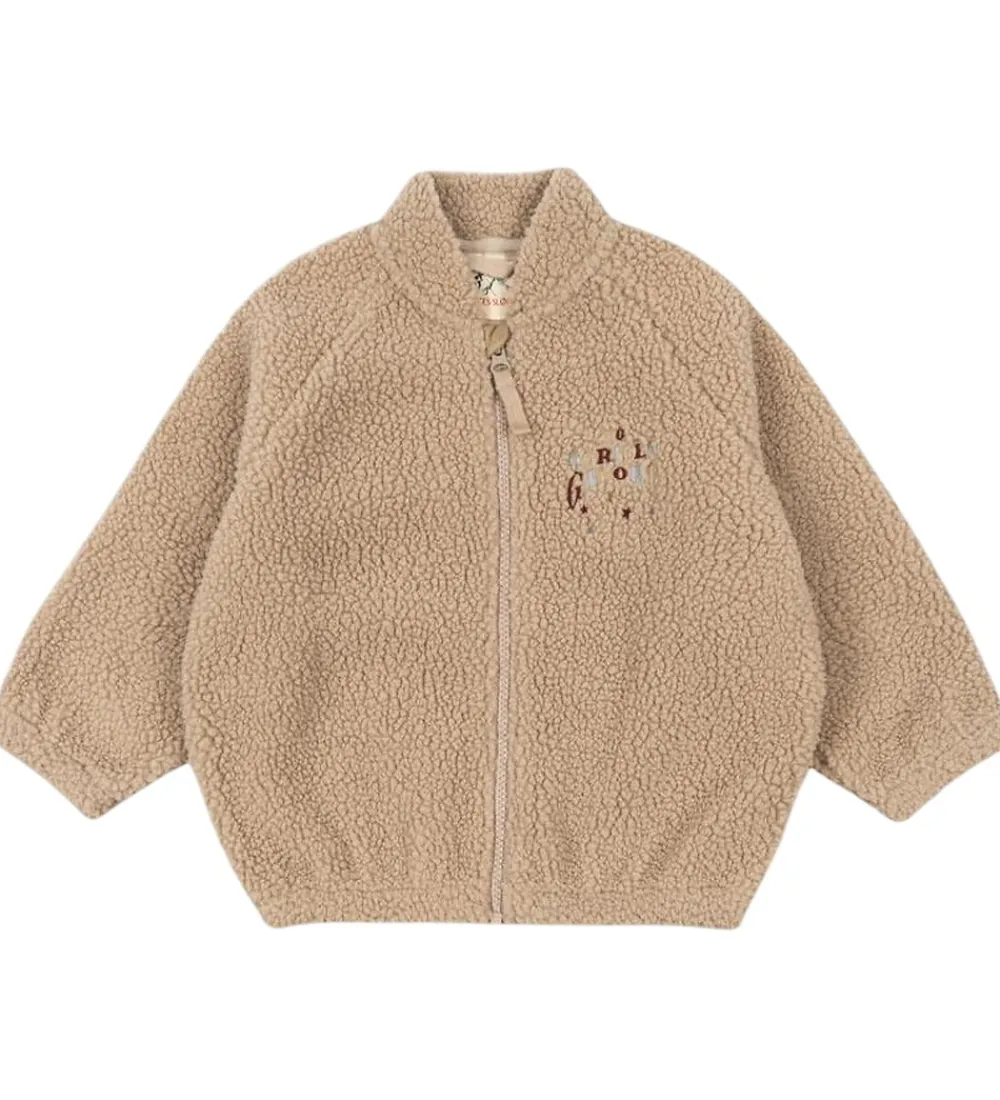 Konges Sløjd Fleece*Fleecejakke - Jazz Teddy - Oxford Tan