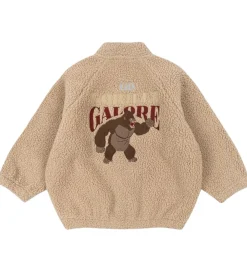 Konges Sløjd Fleece*Fleecejakke - Jazz Teddy - Oxford Tan