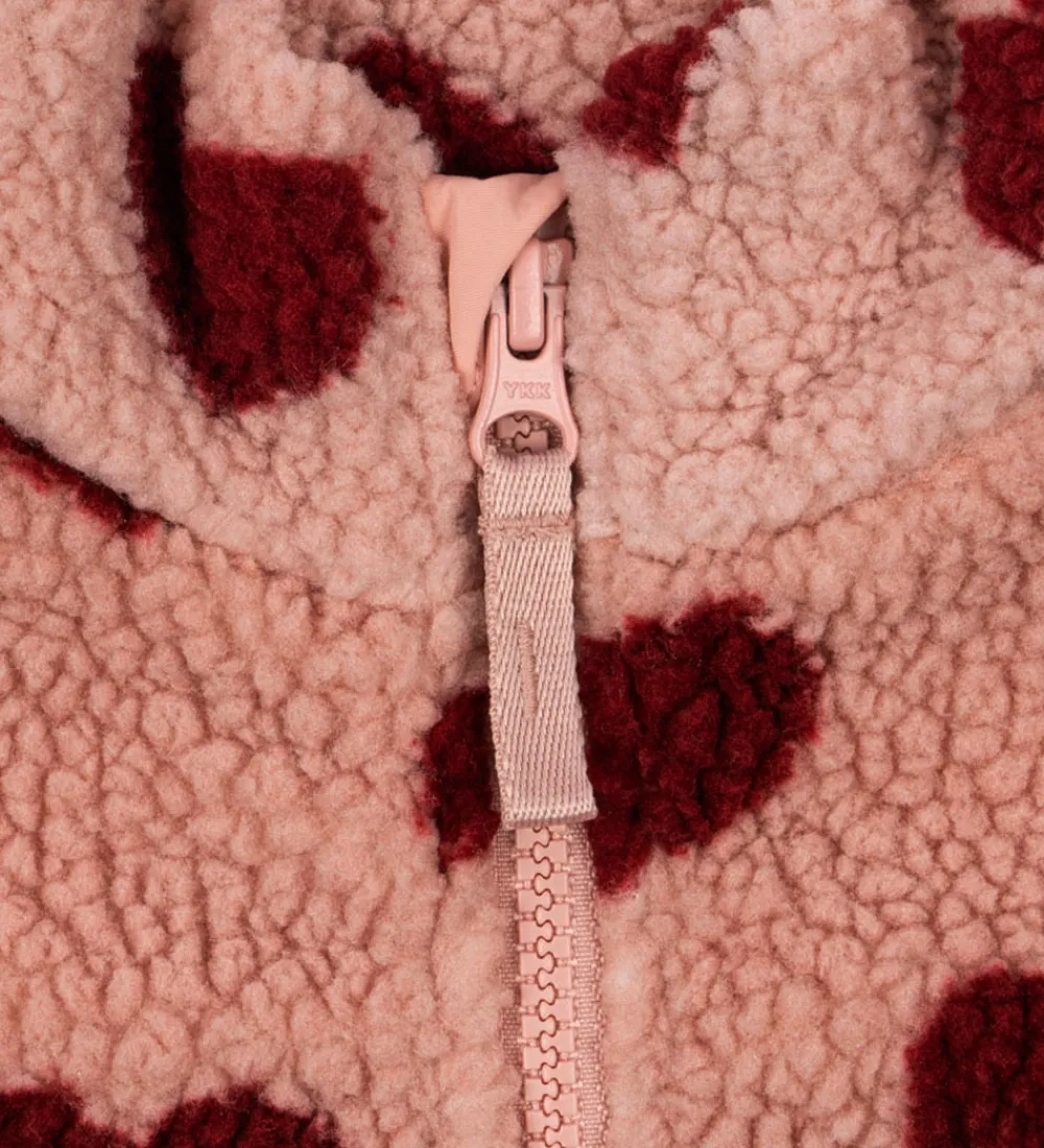 Fleece-Konges Sløjd Fleecetrøje - Jody Teddy - Coeur Mellow