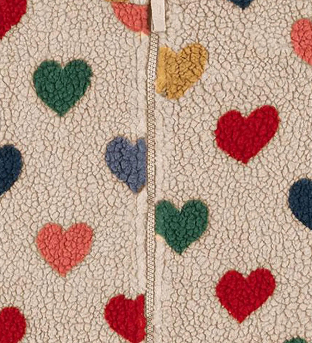 Veste*Konges Sløjd Fleecevest - Jody Teddy - Bon Coeur Coloré