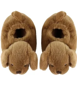 Konges Sløjd Hjemmesko*Hjemmesko - Sausage Dog Footies - Chicory Coffe