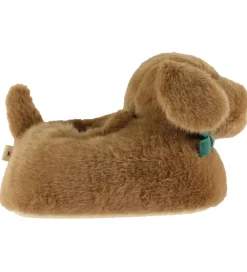 Konges Sløjd Hjemmesko*Hjemmesko - Sausage Dog Footies - Chicory Coffe