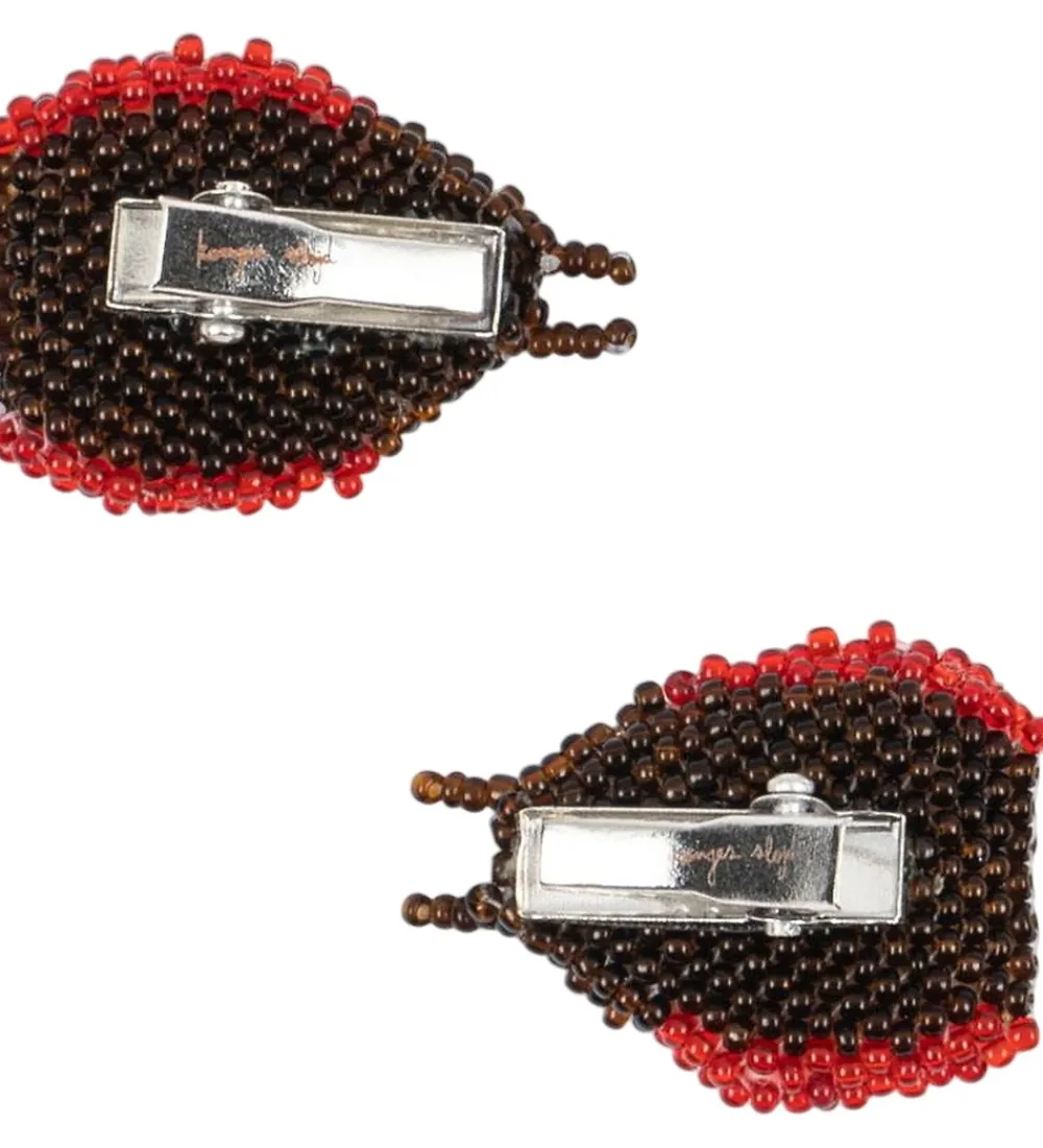 Hårspænder-Konges Sløjd Hårklips - 2-pak - Ladybug