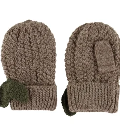 Konges Sløjd Handsker Og Luffer*Luffer - Strik - Fruity - Bunny Brown Melange