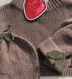 Konges Sløjd Handsker Og Luffer*Luffer - Strik - Fruity - Bunny Brown Melange