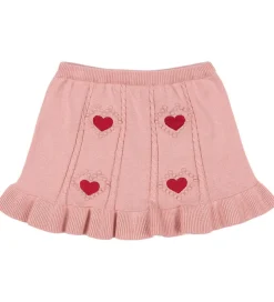 Konges Sløjd Nederdele*Nederdel - Strik - Soleil - Silver Pink