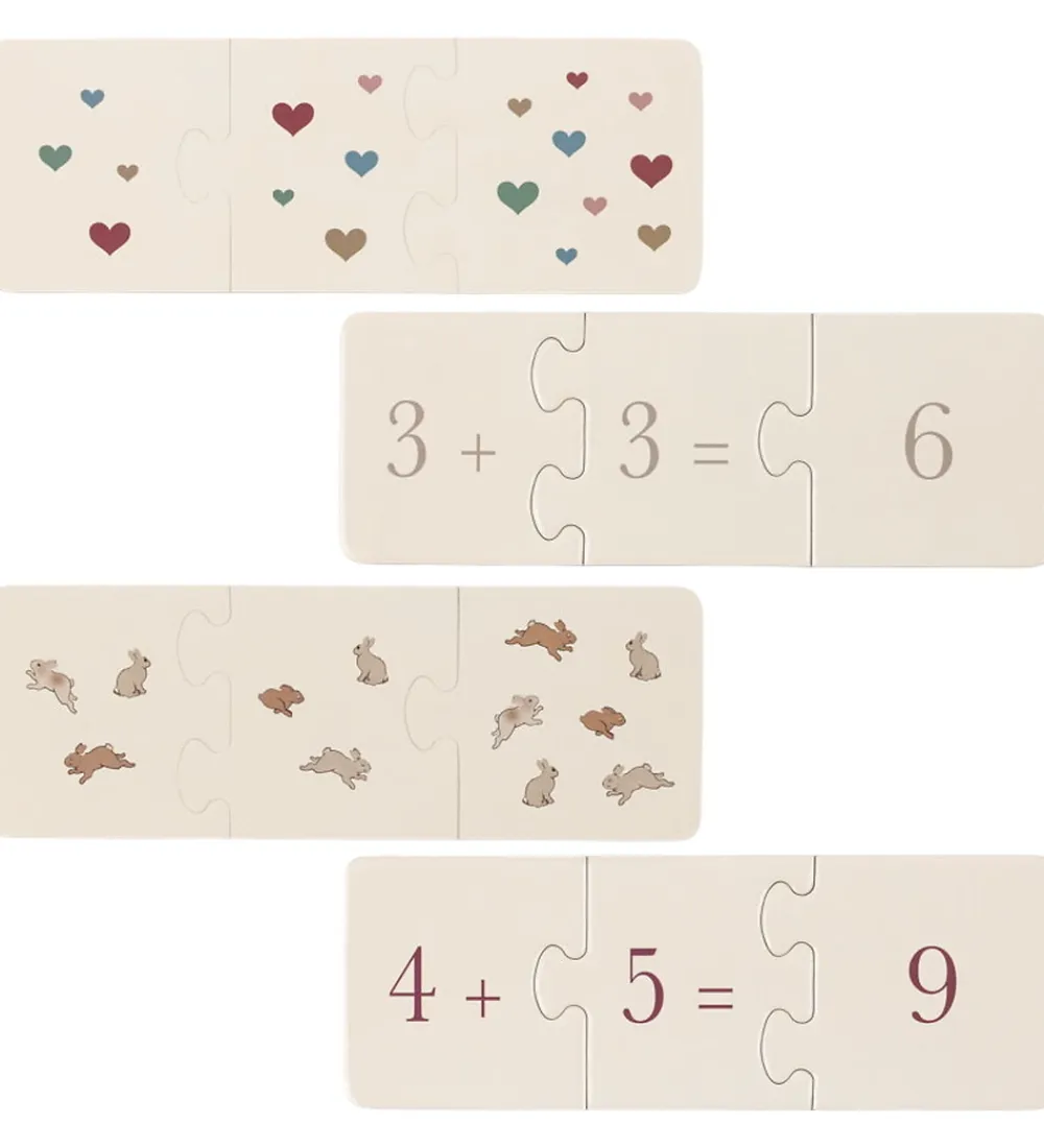 Puslespil-Konges Sløjd Puslespil - 27 Brikker - Puzzle Math - Multi