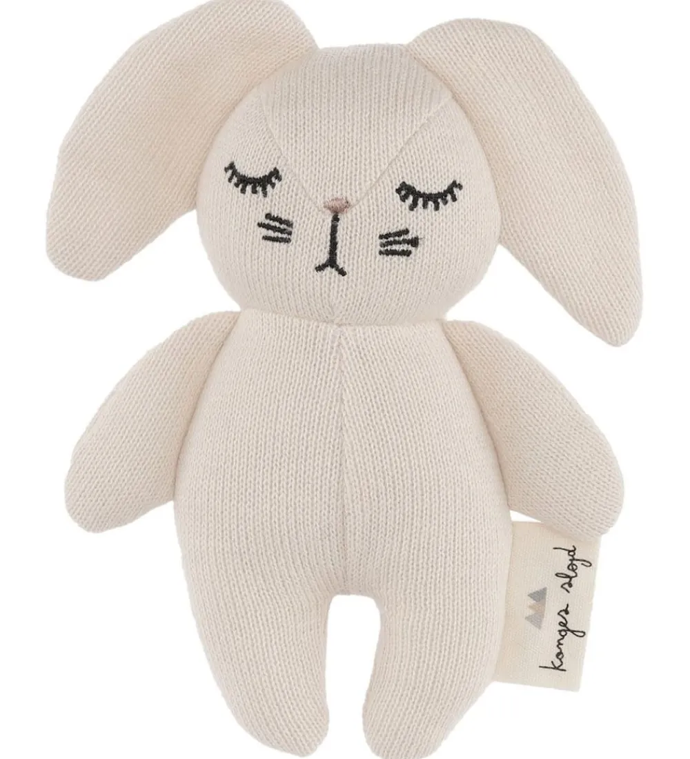Konges Sløjd Gribelegetøj*Rangle - Mini Rabbit - Offwhite