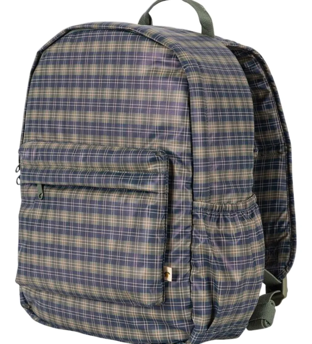 Konges Sløjd Rygsække*Rygsæk - PU - Rainy - Midi - Laurel Blue Check