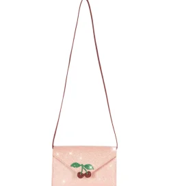 Skuldertasker-Konges Sløjd Skuldertaske - Love Letter - Pink Glitter