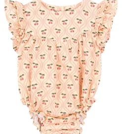 Konges Sløjd Sommerdragter*Sommerdragt - Musselin - Coco - Cherry Pink Motif