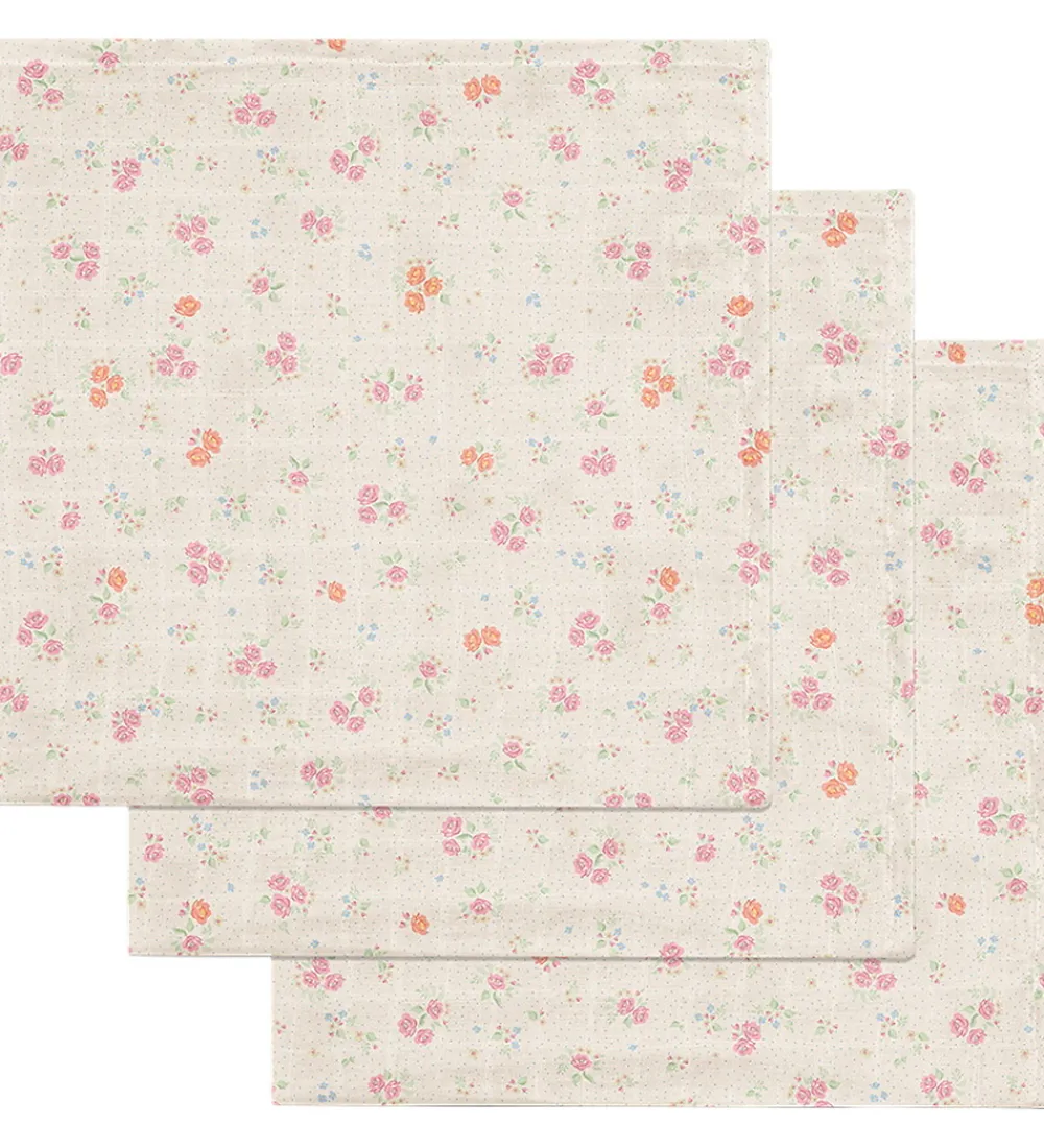 Konges Sløjd Stofbleer|Pusletid*Stofbleer - 65x65 cm - 3-pak - Nonoka