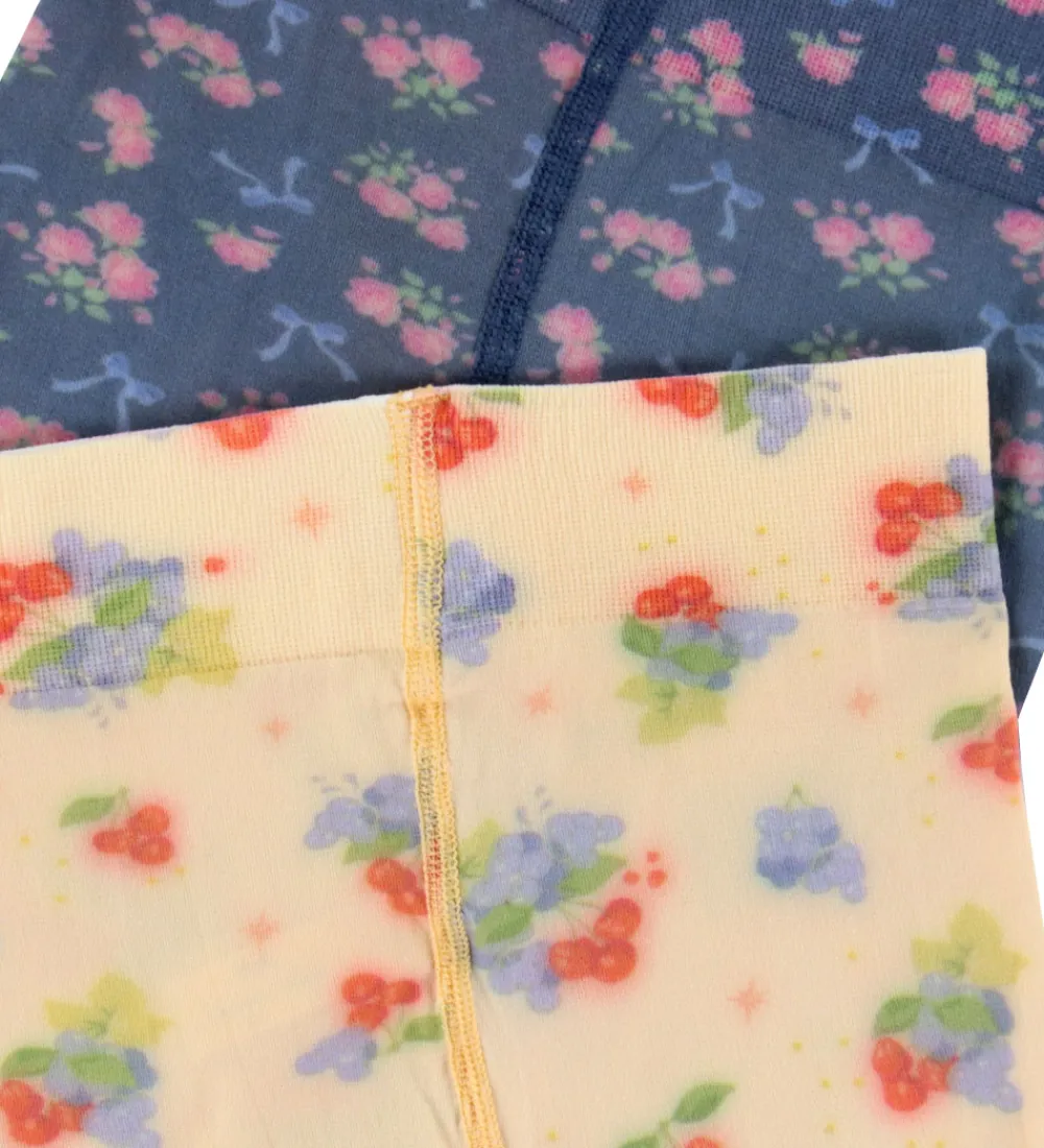 Konges Sløjd Strømpebukser*Strømpebukser - Nylon - 2-pak - Verona Blues