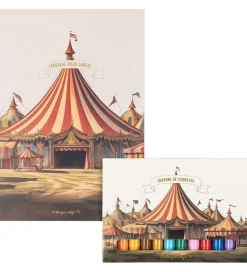Konges Sløjd Malebog*Tegneblok m. Farver - 10 stk. - Cirkus