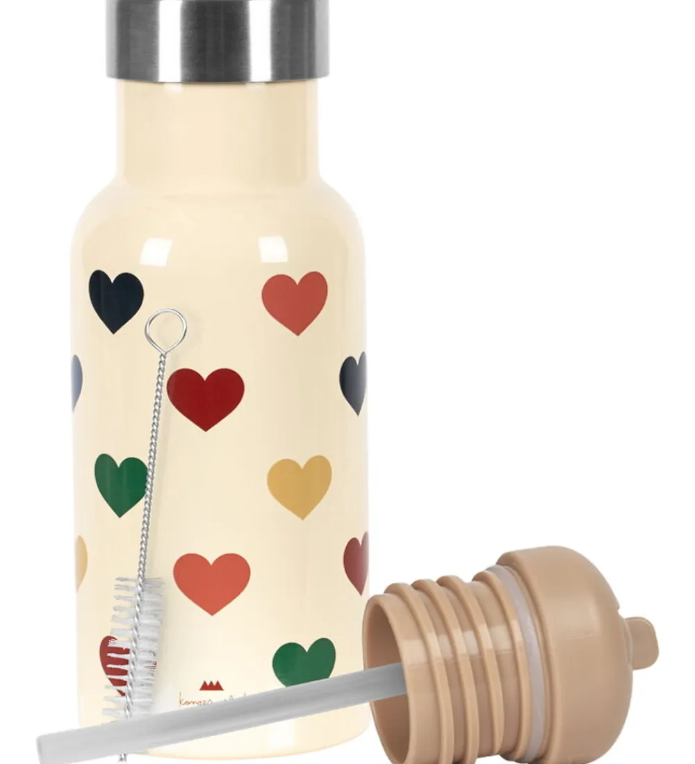 Konges Sløjd Termoflasker|Skole*Termoflaske - 350 ml - Hearts