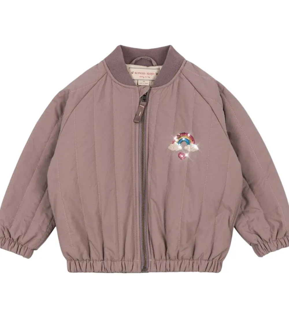 Termotøj-Konges Sløjd Termojakke - Juno Bomber - Twilight Mauve