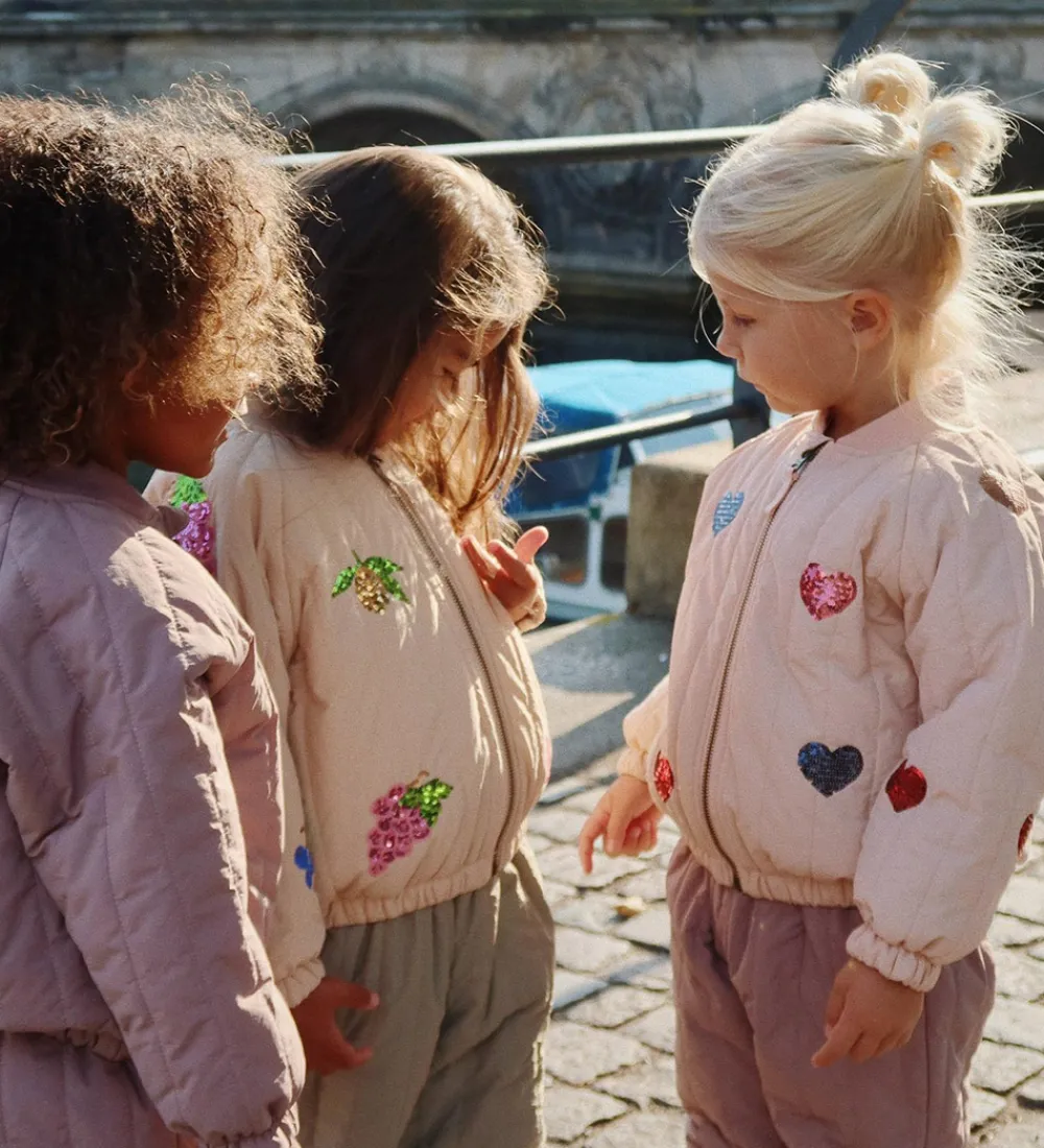 Konges Sløjd Termotøj*Termojakke - Juno Sequin Bomber - Cameo Rose
