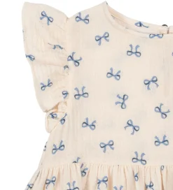 Toppe-Konges Sløjd Top - Musselin - Coco - Bow Bleu