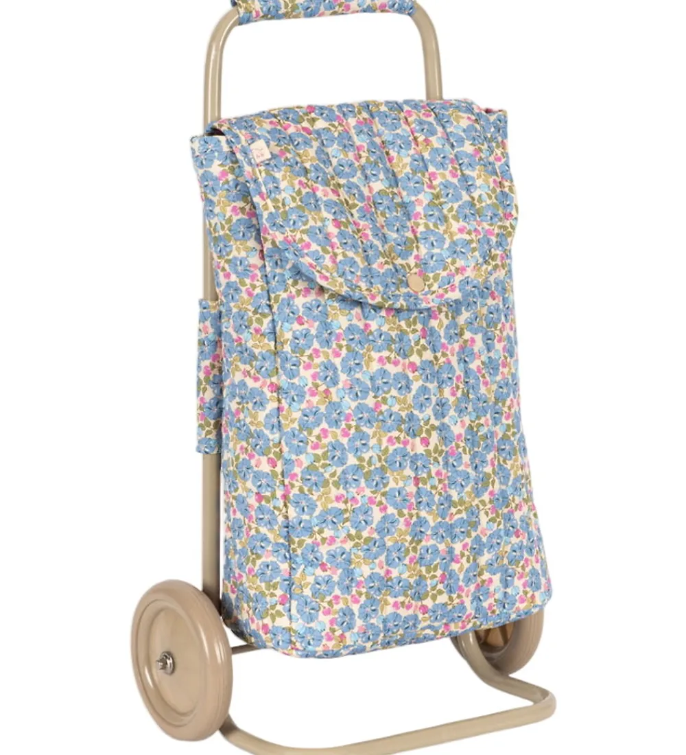 Rolleleg|Børnekufferter-Konges Sløjd Trolley - Fleur Rosier