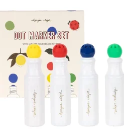 Konges Sløjd Kreasæt*Tuscher m. Tegneark - Dot Marker - Multi