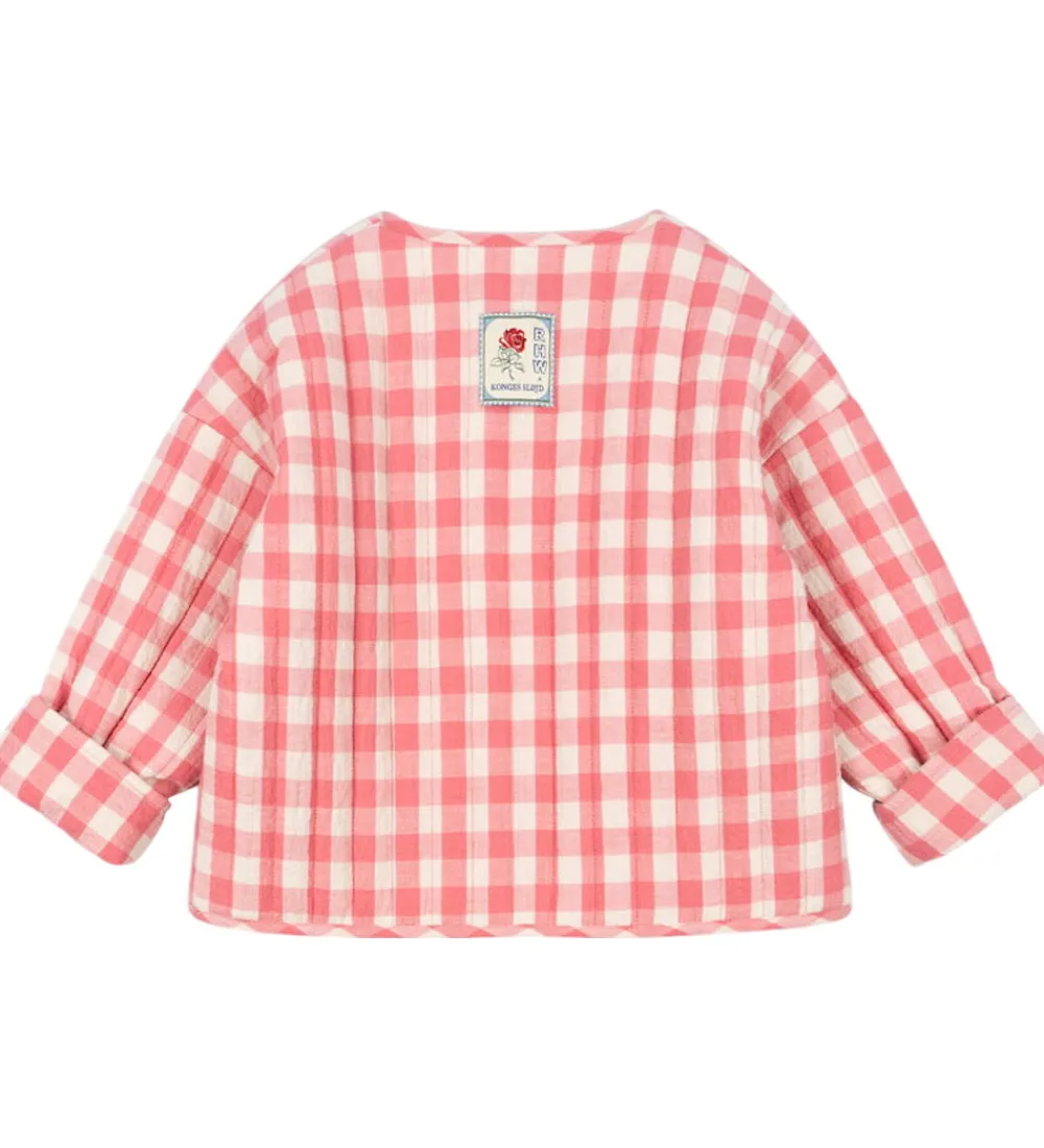 Termotøj-Konges Sløjd x Rosie H-W Termojakke - Peach Blossom Check
