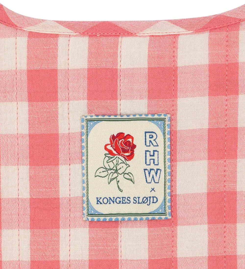Termotøj-Konges Sløjd x Rosie H-W Termojakke - Peach Blossom Check
