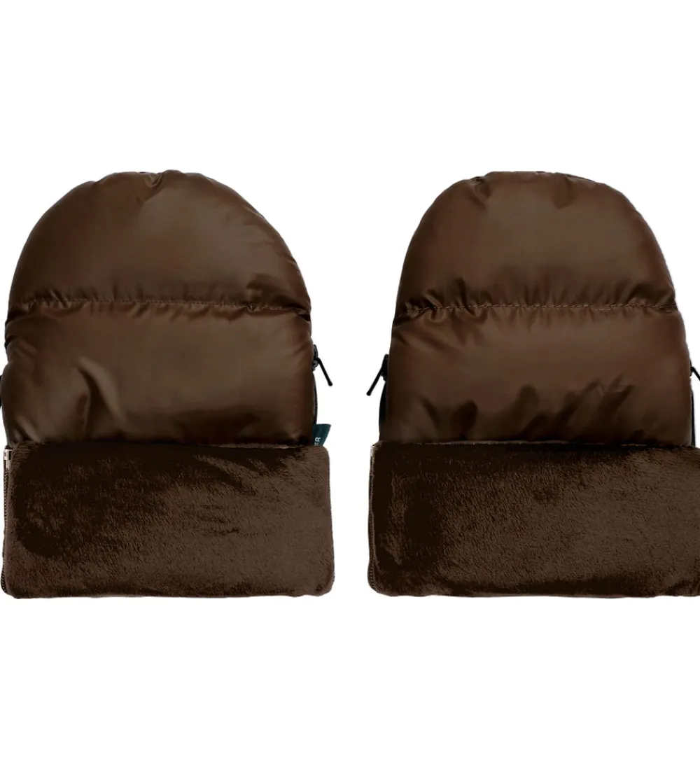 Barnevognsudstyr|Barnevognshandsker-KongWalther Barnevognshandsker - Østerbro - Puffer Chocolate Bro