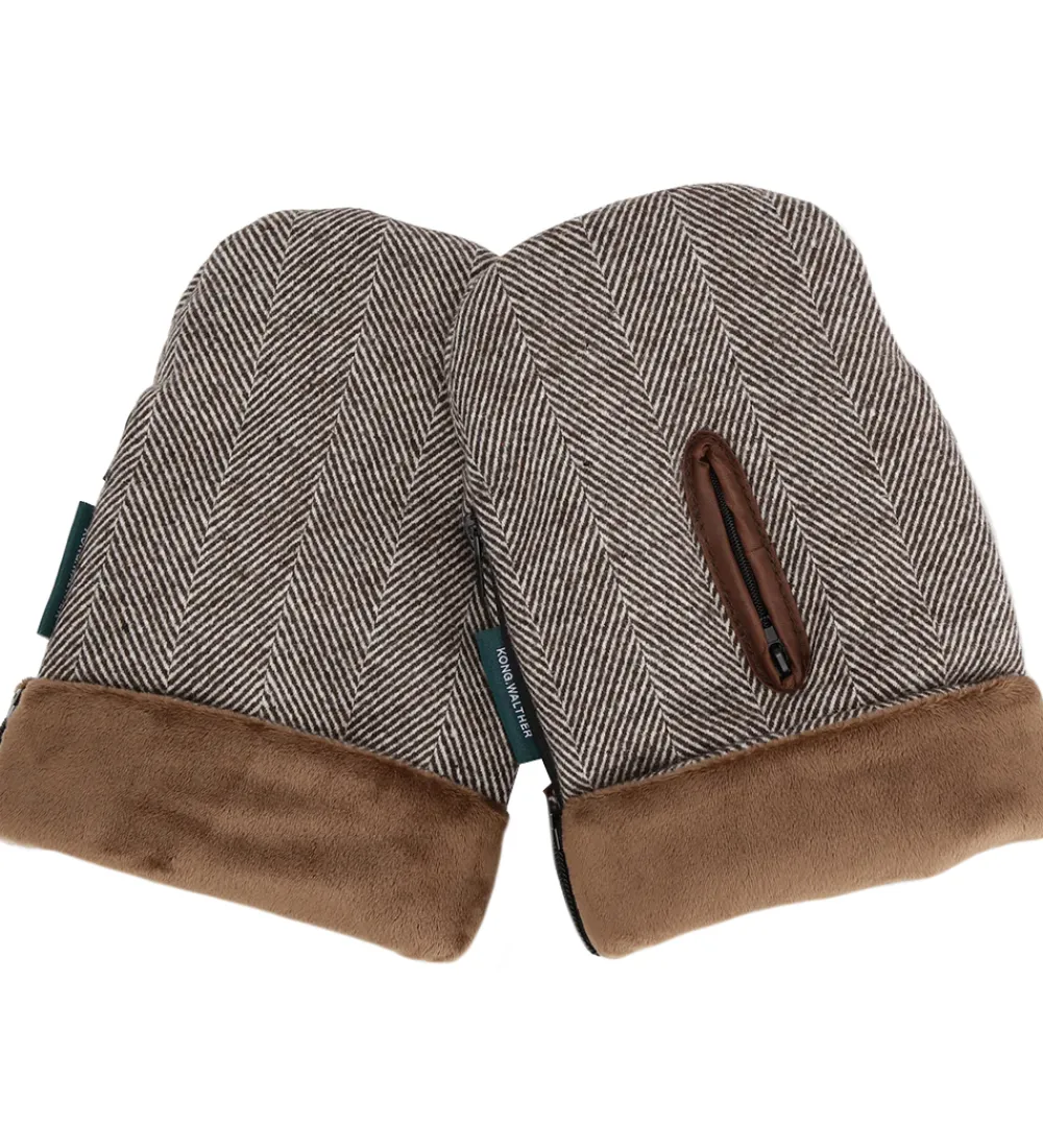 KongWalther Barnevognshandsker*Barnevognshandsker - Østerbro - Brown Tweed