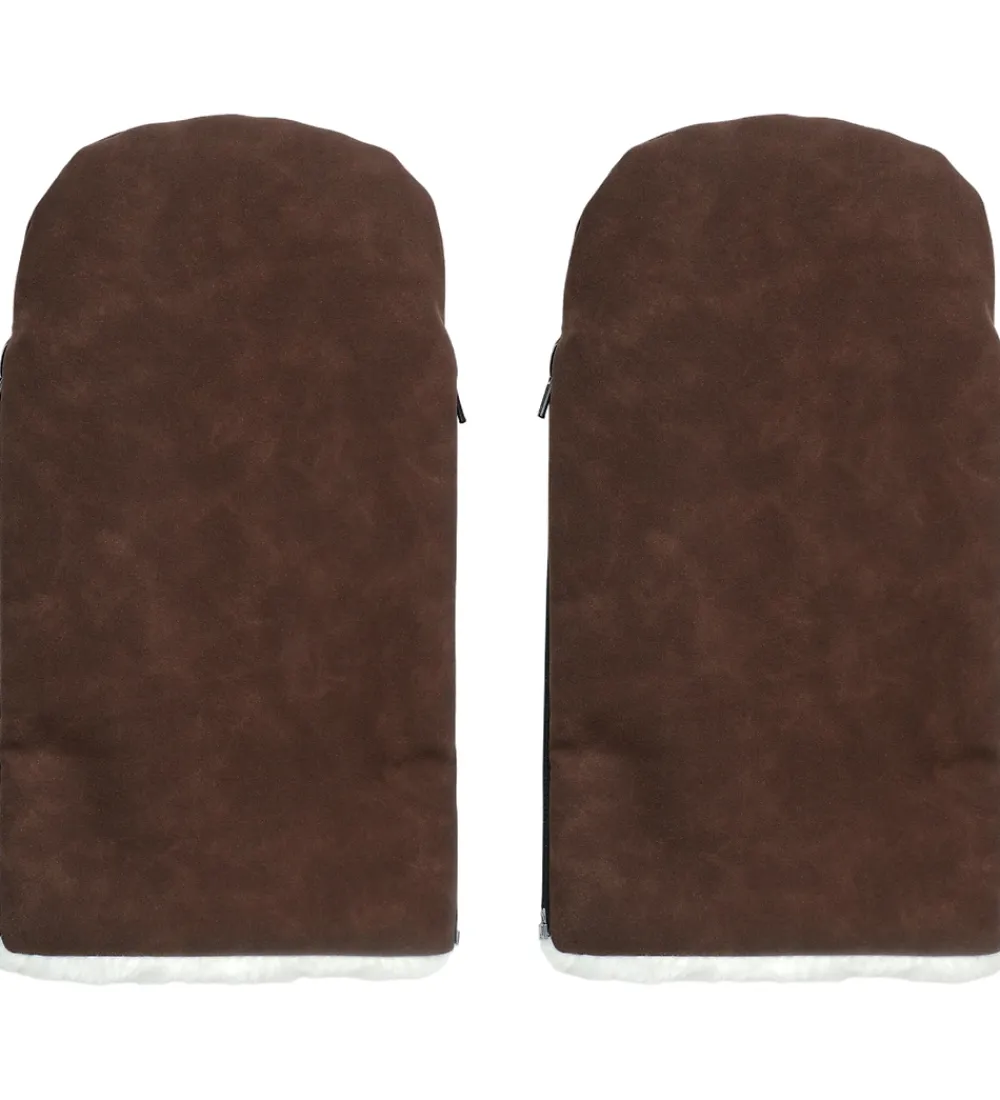 KongWalther Barnevognsudstyr|Barnevognshandsker*Barnevognshandsker - Østerbro - Chocolate Brown Faux