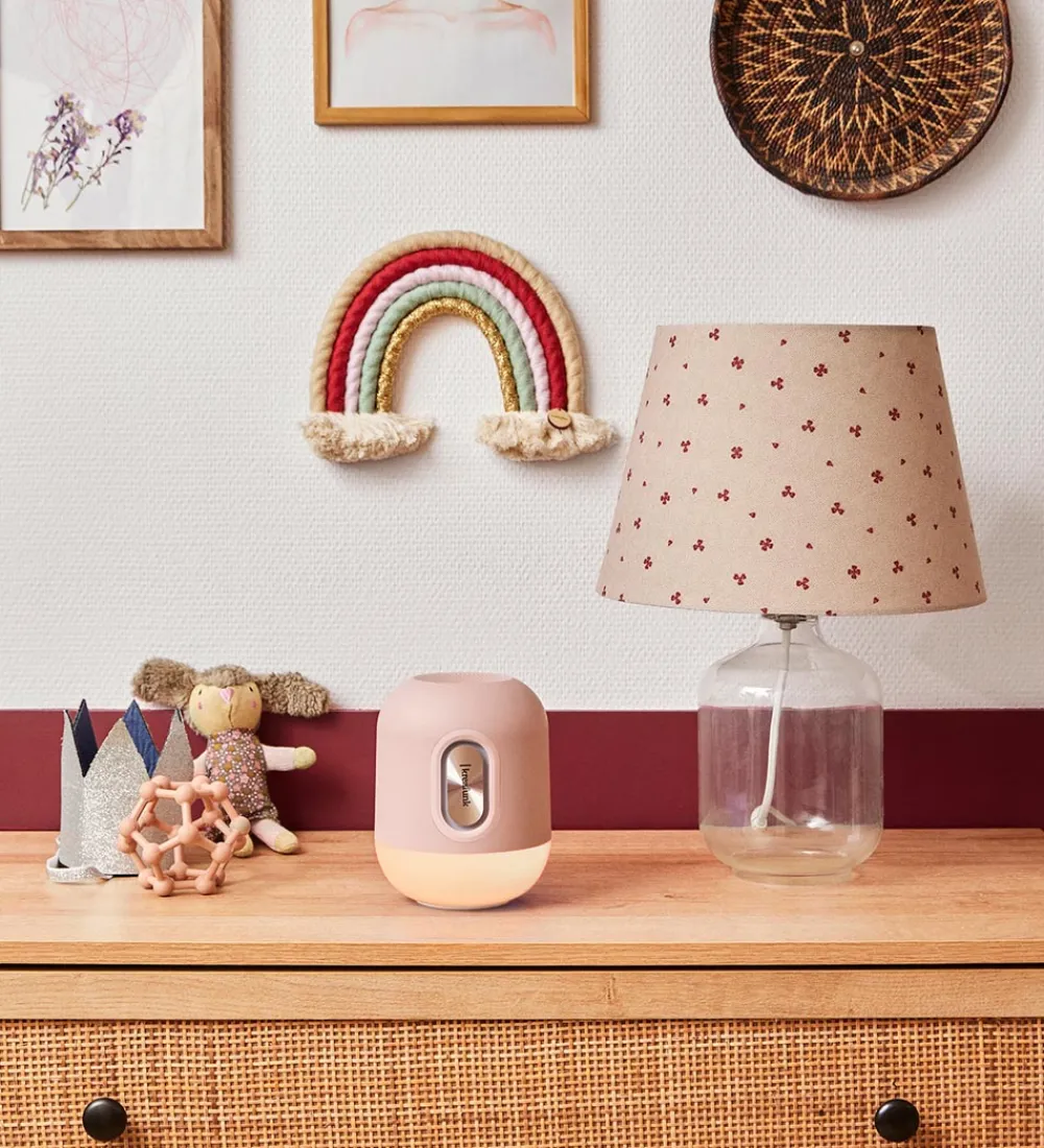 Fritstående Lamper|Lamper-Kreafunk Højtaler m. Lampe - Bluetooth - Glowie - Dusty Rose