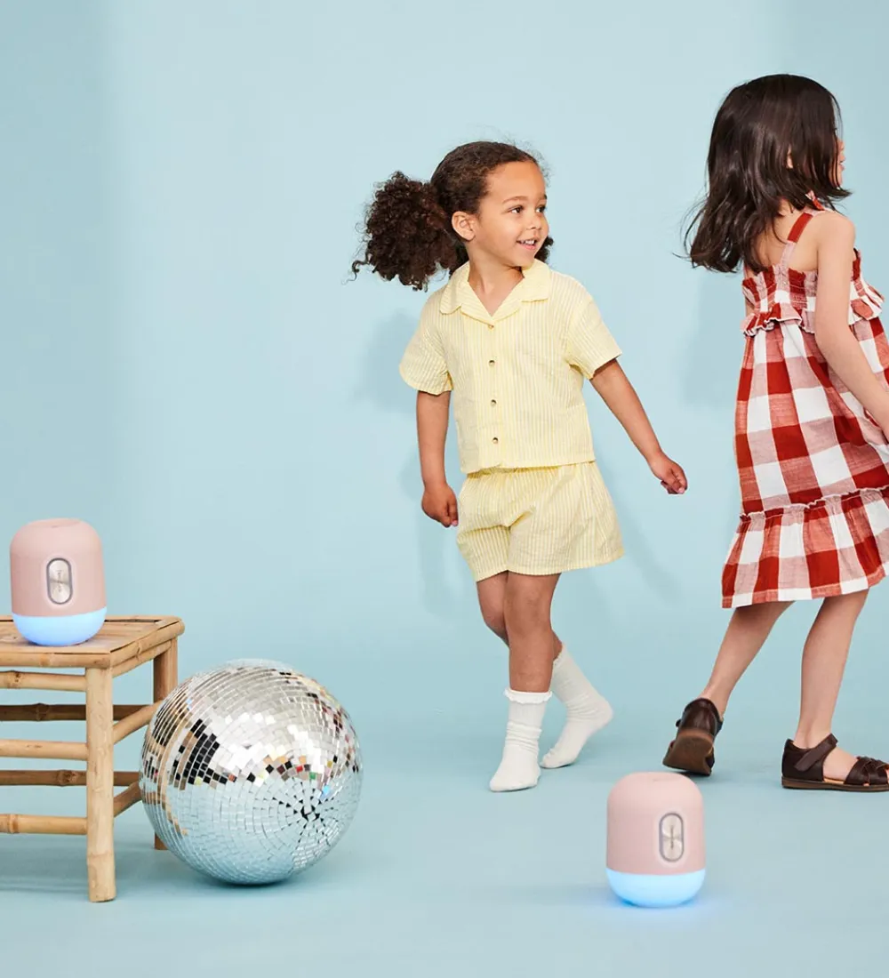 Fritstående Lamper|Lamper-Kreafunk Højtaler m. Lampe - Bluetooth - Glowie - Dusty Rose