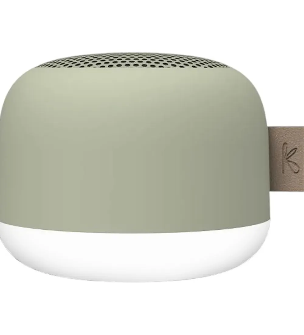Højtalere-Kreafunk Højtaler m. Lys/Magnet - aLIGHT - Dusty Olive