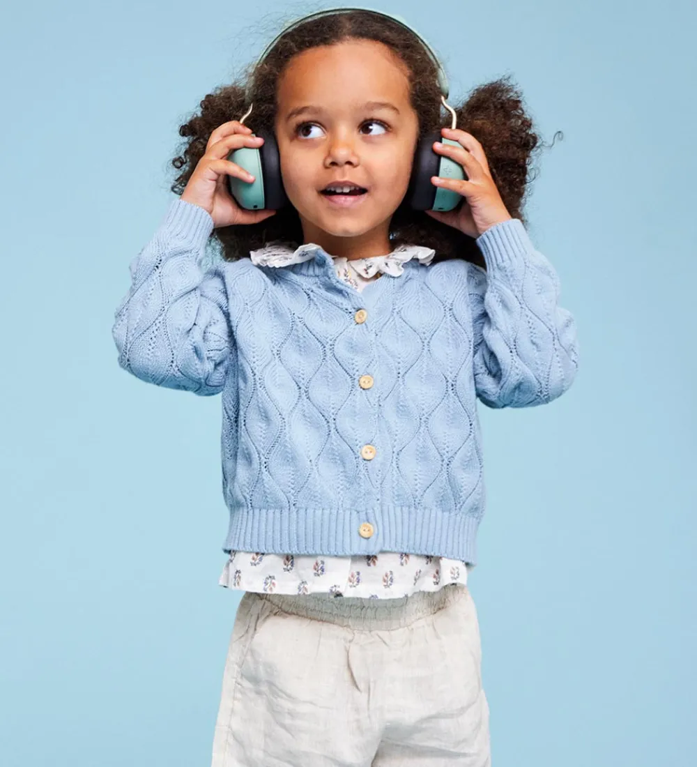 Høretelefoner-Kreafunk Høretelefoner - Buzz Junior - Dusty Green