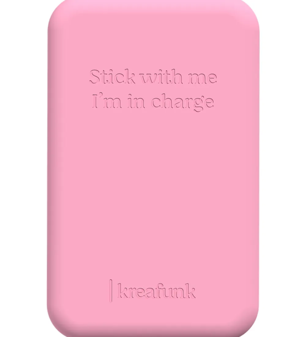 Kreafunk Powerbanks*Powerbank - toCHARGE Qi - Fresh Pink - 5.000mAh