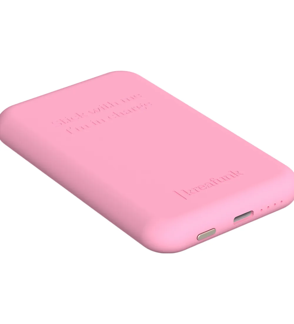 Kreafunk Powerbanks*Powerbank - toCHARGE Qi - Fresh Pink - 5.000mAh