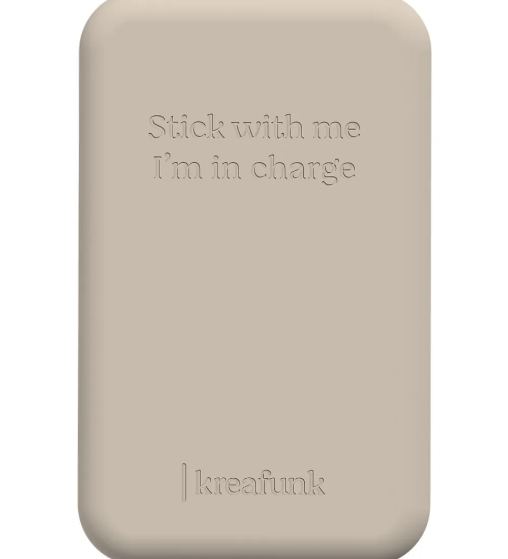 Kreafunk Powerbanks*Powerbank - toCHARGE Qi - Ivory Sand - 5.000mAh