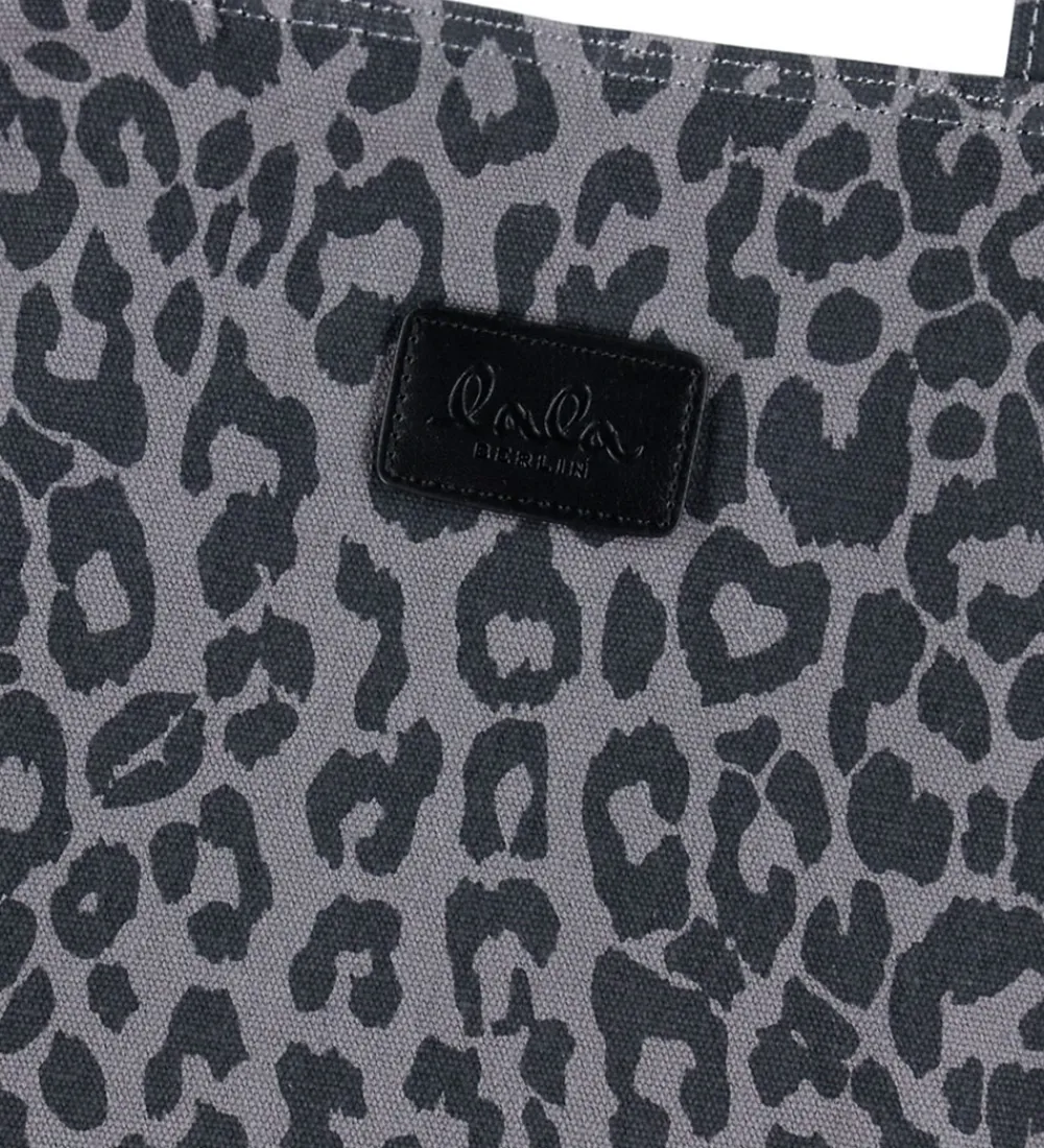 Tasker|Shoppers-Lala Berlin Shopper - Carmela - Asphalt Leo