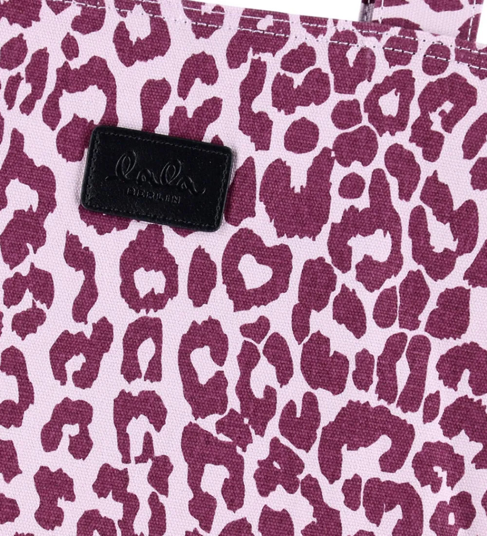 Shoppers-Lala Berlin Shopper - Carmela - Burgundy Leo