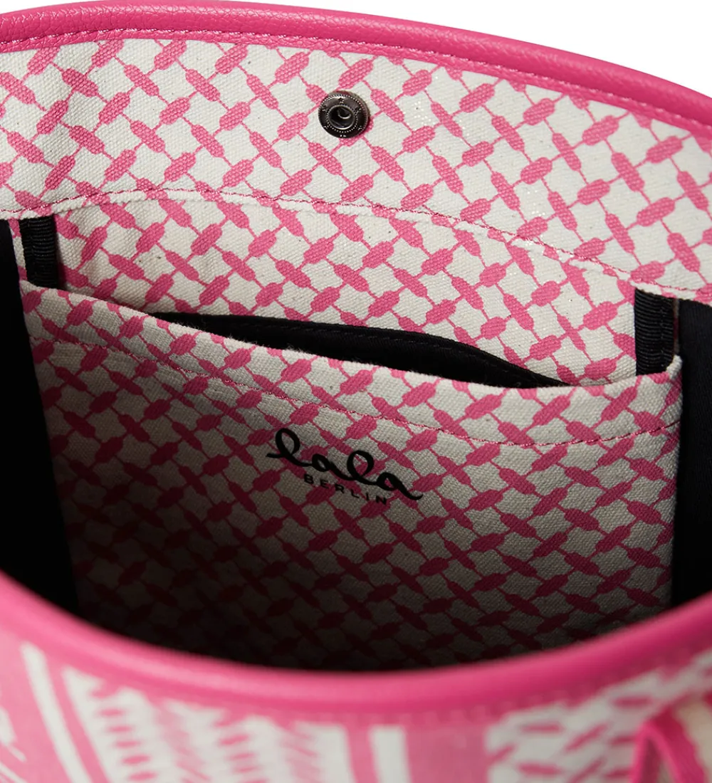 Lala Berlin Shoppers*Shopper - Tote Carmela 2.0 - Heritage Stripe Pink