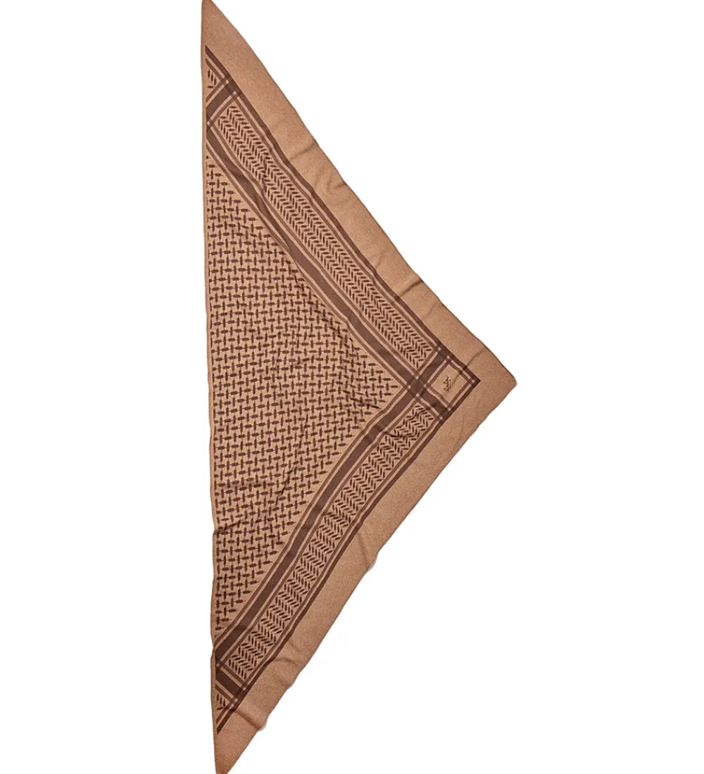 Lala Berlin Tørklæder*Tørklæde - Triangle Trinity Classic M - Beige