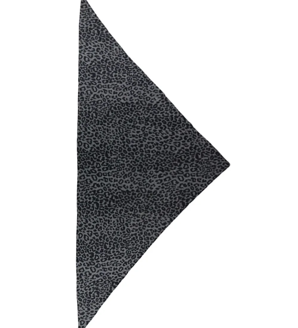 Tørklæder-Lala Berlin Tørklæde - 162x85 - Triangle M - Asphalt Leo