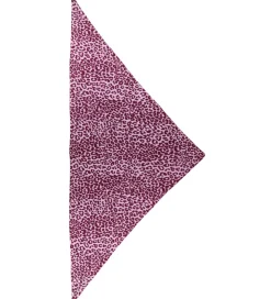 Tørklæder-Lala Berlin Tørklæde - 162x85 - Triangel M - Burgundy Leo