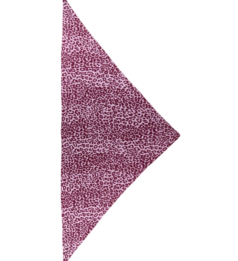 Tørklæder-Lala Berlin Tørklæde - 162x85 - Triangel M - Burgundy Leo