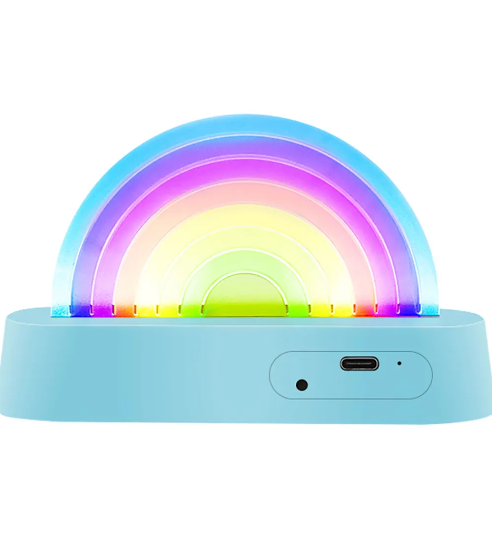 Lalarma Fritstående Lamper|Lamper*Lampe - Dancing Rainbow - 18x11x4 cm - Blå