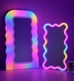 Spejle-Lalarma Spejl m. Lys - Magic Glow Mirror - Lille