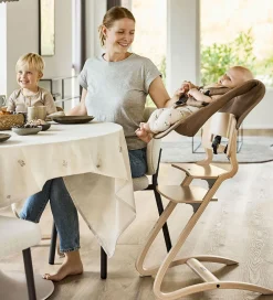 Højstole|Møbler-Leander Babyindsats til Højstol - Classic/Louie - Mocca