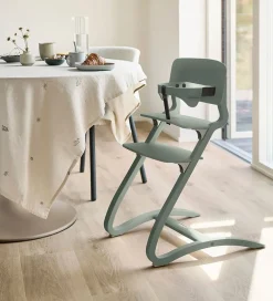 Leander Højstole|Møbler*Classic Bøjle til Højstol - Sage Green m. Læderstrop